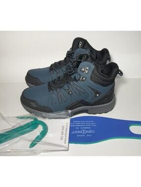 Orthofeet Dakota Women's Hiking Boots Waterproof Blue